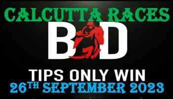 CALCUTTA RACES | 26/09/2023 | HORSE RACING | CALCUTTA HORSE RACE TIPS | KOLKATA RACE|(@TIPSONLYWIN)