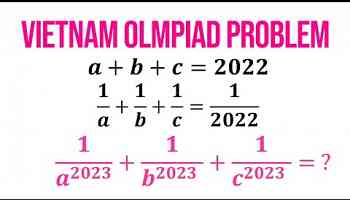 Vietnam Math Olympiad Problem  I Nice Problem I SAT I MCAT   I GRE I Pre-Math I NSO | IMO | SOF