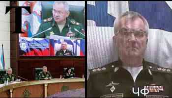 &#39;Dead&#39; Black Sea admiral reappears alive in Russian Defence video