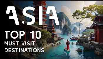 TOP 10 Destinations In ASIA : LESSER KNOWN Attractions of Asia