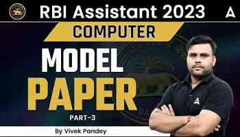 RBI Assistant Computer Awareness Model Paper 3 | By Vivek Pandey