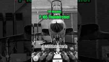 The F-105 Thunderchief: Vietnam War Aerial Powerhouse #shorts #history