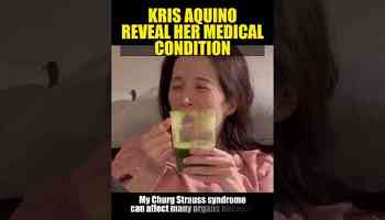 KRIS AQUINO REVEAL HER MEDICAL CONDITION #noonamedia #krisaquino #health #medicalcondition