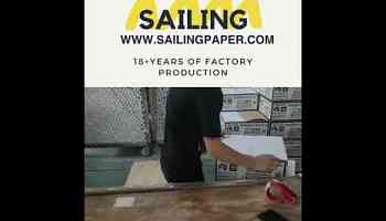 Sailing paper Thermal paper manual packaging | sailingpaper.com | custom thermal paper rolls