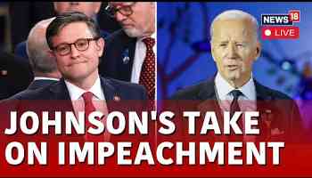Mike Johnson LIVE News | Mike Johnson On Biden&#39;s Impeachment Inquiry Live | US News Live | N18L