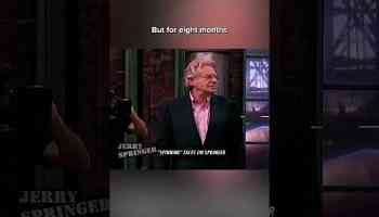 The first step is admitting it #Jerry #jerryspringer #springershow #reality #tvshow