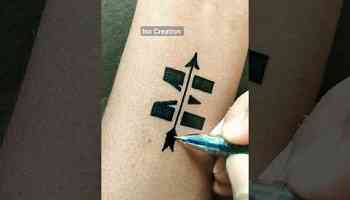 DIY | letter M tattoo ideas......... #art #easytattoo #diytattoo #drawing #bodyart #temporarytattoo