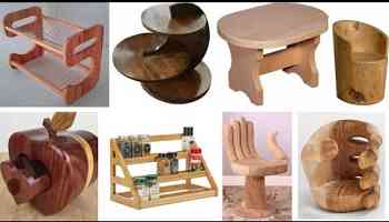 Stylish wood furniture and wooden decorative pieces ideas for your home/Woodworking project ideas