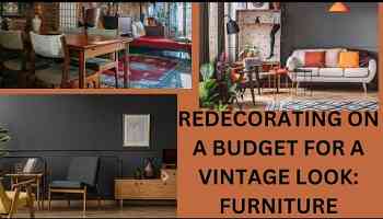 REDECORATING YOUR HOME ON A BUDGET WITH A VINTAGE LOOK: FURNITURE