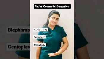 Facial Cosmetic Surgeries | Maxillofacial Surgery #doctor #education #surgeon #youtubeshorts #viral