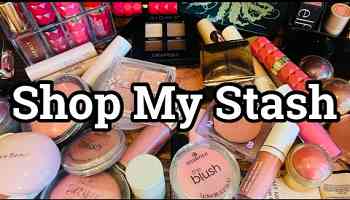 Organized Makeup Collection &amp; Shop My Stash 2024 | Over 60 Beauty