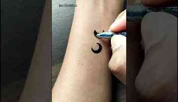 Easy n small tattoo idea....... #easytattoo #bodyart #viral #tattooart #diytattoo #drawing #art