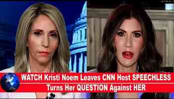 WATCH Kristi Noem Leaves CNN Host SPEECHLESS Turns Her QUESTION Against HER!!!