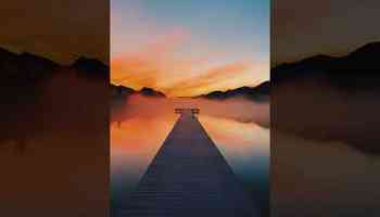 Rate this sunrise Lake Fuschl, Salzburg, Austria