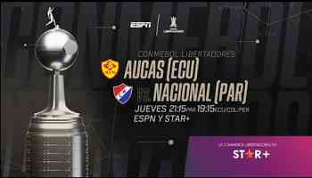 CONMEBOL Libertadores 2024 | Fase 1 IDA | Aucas vs. Nacional (Par) | Promo ESPN
