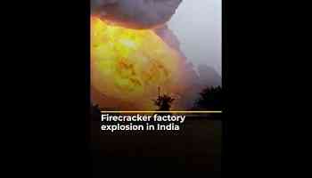 Firecracker factory explosion in India