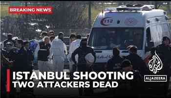 Istanbul attack: Three wounded in shooting, two attackers dead