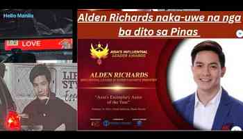 NEWS BREAK mga Kaganapan sa Social Media kay ALDEN RICHARDS Asia&#39;s Exemplary Actor of the Year....