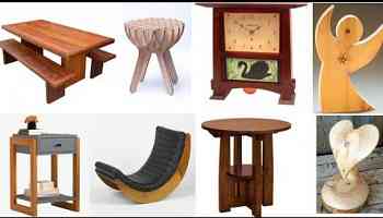 Stylish wood furniture and wooden decorative pieces ideas for your home/Woodworking project ideas