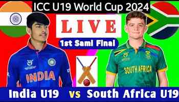 India U19 vs South Africa U19 l 1st Sami final | U19 world cup live | u19 live cricket I Cricfame