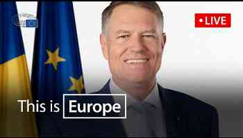 Romanian President Klaus Iohannis discusses his ideas for Europe&#39;s future