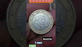 1 Euro Austria 2002 Coin #ytshorts #coins