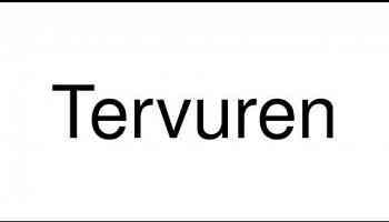 How to Pronounce Tervuren (Belgium)