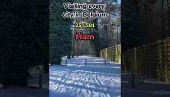 Visiting every city in Belgium | Ham