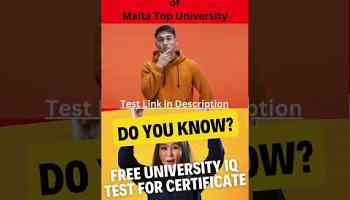 University Level IQ Exam Test of Malta #iqtest #quiz #quizzes #quizgames #freeiqtest #shortsfeed