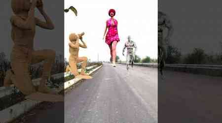 Big Sand Sculpture Catwalk-7 3d magic video #funny #barada #catwalk #greenscreen