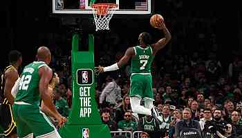 Celtics stomp Dubs for record third 50-point win