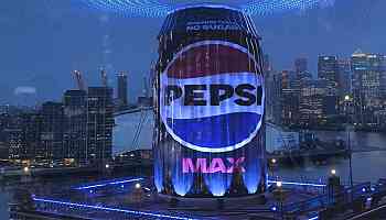 Pepsi Takes Over Iconic Global Landmarks to Unveil New Logo