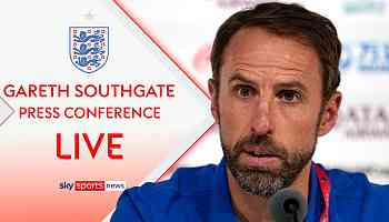 FREE STREAM: Watch Southgate respond to England kit row and Man Utd links