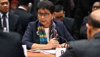 Indonesian FM on occupied Palestine and Indonesia democracy path