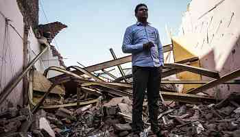 Hero to homeless: House of Muslim man behind India tunnel rescue demolished
