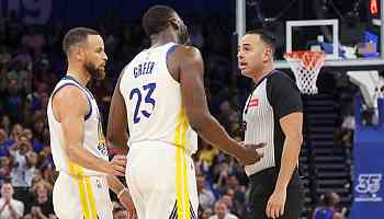 Curry shows fire, lifts Dubs after Green's ejection