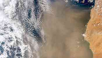 Dust clouds from the Sahara are reaching Europe more frequently