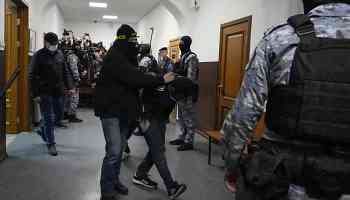 Russia Concert Hall Attack Suspects Appear in a Moscow Courtroom