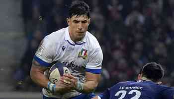 Italy's Menoncello named player of Six Nations