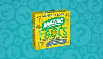 Get Smarter Every Day With the New 2025 Mental Floss Amazing Facts Calendar