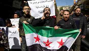 Anti-Assad Syrians lead protests against prison torture by rebel group