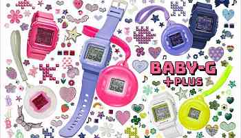 Anniversary-Celebrating Engaging Timepieces - Casio's Baby-G+ Series has Tamagotchi-Like Creatures (TrendHunter.com)