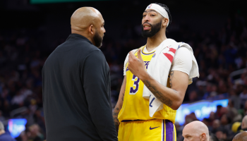  Lakers vs. Nuggets: Darvin Ham 'agrees to disagree' after Anthony Davis' assessment of blown lead in Game 2 