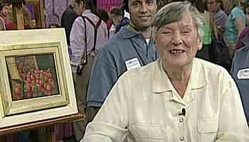 Antiques Roadshow guest laughs at value of art that's spent decades the wrong way around