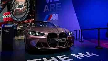 Beijing 2024: New BMW M4 Convertible Facelift in Velvet Orchird