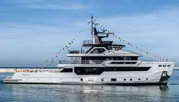 First 44 metre CdM Flexplorer 146 super yacht Maverick delivered