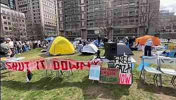 'Divest now': Students launch encampment at McGill University 