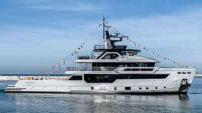 First 44 metre CdM Flexplorer 146 super yacht Maverick delivered