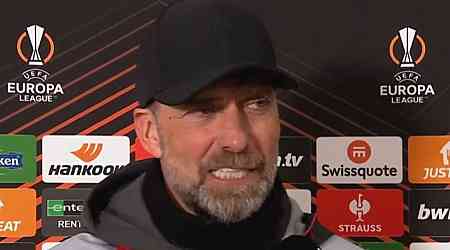 Liverpool boss Jurgen Klopp makes 'really strange' comment after Europa League exit