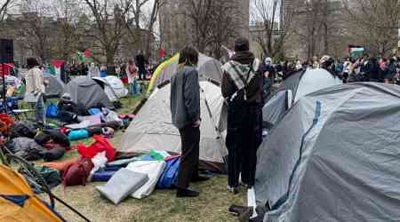Students set up 'indefinite' pro-Palestinian encampment at McGill University
